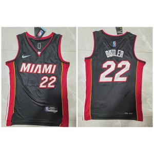 NBA Heat 22 Butler 75th Anniversary Men Jersey