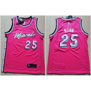 NBA Heat 25 Kendrick Nunn Pink Nike Men Jersey