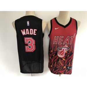 NBA Heat 3 Dwyane Wade Salute To Service Men Jersey