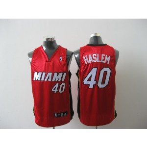 NBA Heat 40 Udonis Haslem Red Men Jersey