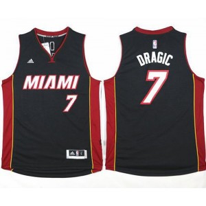 NBA Heat 7 Goran Dragic Black Men Jersey