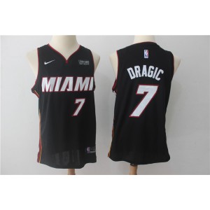 NBA Heat 7 Goran Dragic Black Nike Authentic Men Jersey