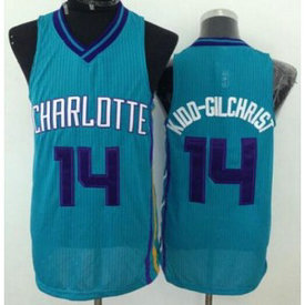NBA Hornets 14 Michael Kidd-Gilchrist Blue Revolution 30 Men Jersey