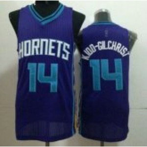 NBA Hornets 14 Michael Kidd-Gilchrist Purple Revolution 30 Men Jersey