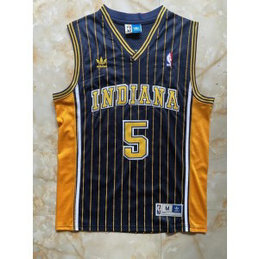 NBA Indiana Pacers 5 Black Men Jersey