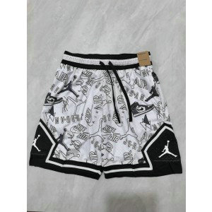 NBA Jordan JUst Don White Shorts