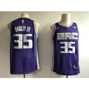 NBA Kings 35 Marvin Bagley III Purple 2018 NBA Draft Nike Men Jersey