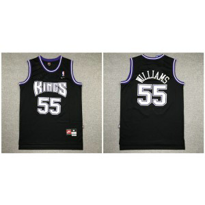 NBA Kings 55 Jason Williams Black Nike Swingman Men Jersey
