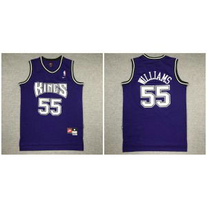 NBA Kings 55 Jason Williams Purple Nike Swingman Men Jersey