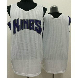 NBA Kings Blank White Revolution 30 Men Jersey