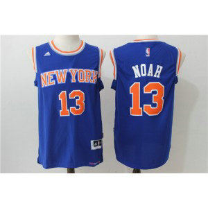 NBA Knicks 13 Joakim Noah Blue Men Jersey