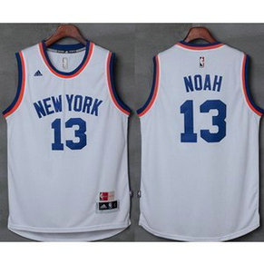 NBA Knicks 13 Joakim Noah New White Men Jersey