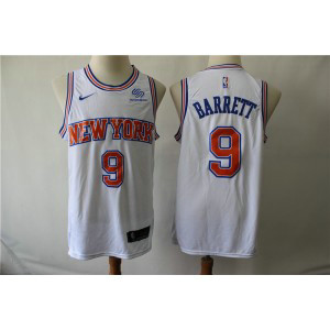 NBA Knicks 9 RJ Barrett White 2019 Draft Nike Men Jersey