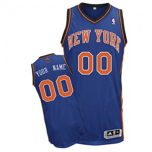 NBA Knicks Blue Customized Men Jersey
