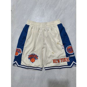 NBA Knicks White Shorts