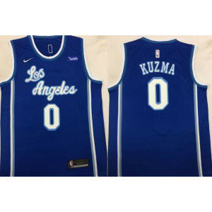 NBA Lakers 0 Kyle Kuzma Blue Nike Men Jersey