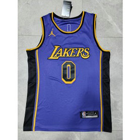 NBA Lakers 0 Russell Westbrook Purple 2022-23 New Men Jersey
