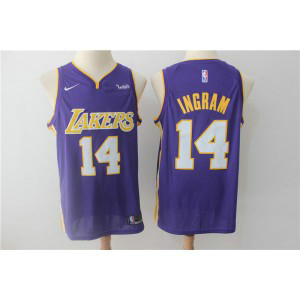 NBA Lakers 14 Brandon Ingram Purple Nike Swingman Men Jersey