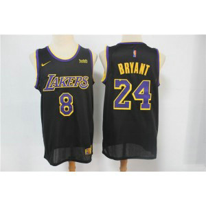NBA Lakers 24 Kobe Black Men Jersey