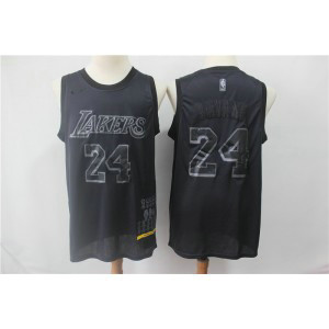 NBA Lakers 24 Kobe Bryant Black MVP Honorary Edition Nike Men Jersey