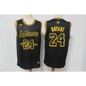 NBA Lakers 24 Kobe Bryant Black Mamba Snake Men Jersey