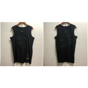 NBA Lakers 24 Kobe Bryant Black Nike MVP Men Jersey