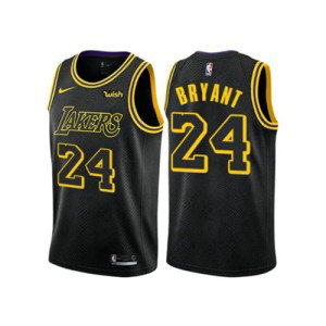 NBA Lakers 24 Kobe Bryant Black Stitched Men Jersey