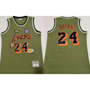 NBA Lakers 24 Kobe Bryant Camo Hardwood Classics Men Jersey