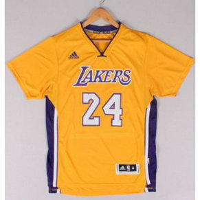 NBA Lakers 24 Kobe Bryant New Gold Alternate Men Jersey