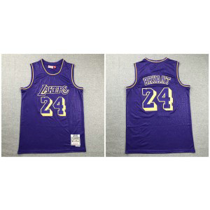 NBA Lakers 24 Kobe Bryant Purple 1996-97 Hardwood Classics Men Jersey