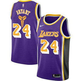 NBA Lakers 24 Kobe Bryant Purple Nike Men Jersey 1
