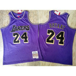 NBA Lakers 24 kobe 2020 Purple Throwback Men Jersey