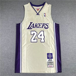 NBA Lakers 24 kobe bryant Gold Hall Of Fame Men Jersey
