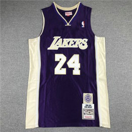 NBA Lakers 24 kobe bryant Purple Hall Of Fame Men Jersey