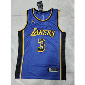 NBA Lakers 3 Anthony Davis Purple 2022-23 New Men Jersey