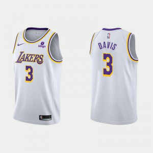 NBA Lakers 3 Davis White 2021-22 New Season Nike Men Jersey