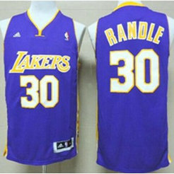 NBA Lakers 30 Julius Randle Purple Revolution 30 Men Jersey