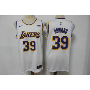 NBA Lakers 39 Dwight Howard White Nike Men Jersey