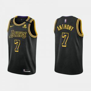 NBA Lakers 7 Carmelo Anthony Black Mamba 2021-21 New Season Nike Men Jersey
