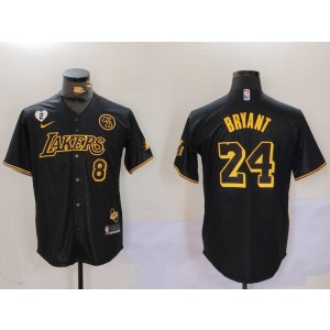 NBA Lakers 8 Kobe Black Vapor Baseball Limited Men Jersey