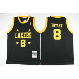NBA Lakers 8 Kobe Bryant Black 2004-05 Hardwood Classics Men Jersey