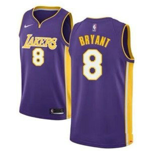 NBA Lakers 8 Kobe Bryant Purple Stitched Men Jersey