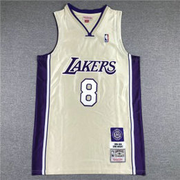 NBA Lakers 8 kobe bryant Gold Hall Of Fame Men Jersey