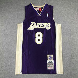 NBA Lakers 8 kobe bryant Purple Hall Of Fame Men Jersey