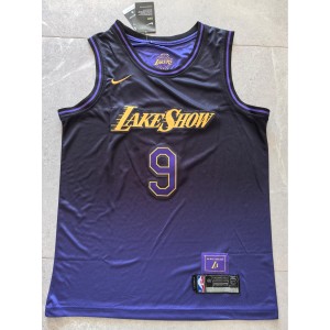 NBA Lakers 9 Bronny James JR Purple 2024 City Nike Men Jersey