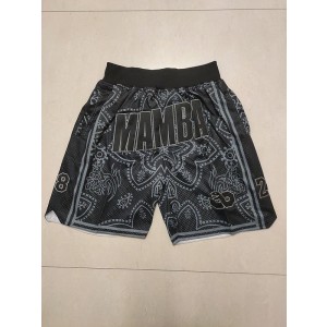 NBA Lakers Kobe Mamba Black Shorts