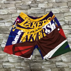 NBA Lakers Mitchell & Ness Big Face Shorts
