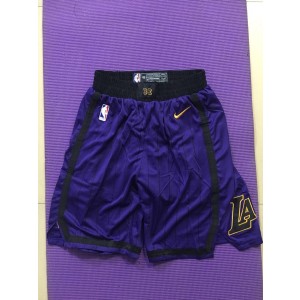 NBA Lakers Purple City Edition Nike Swingman Shorts
