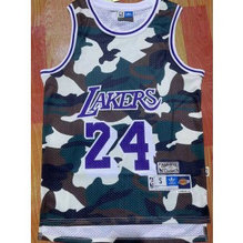 NBA Lakers24 Kobe Bryant Camo Men Jersey