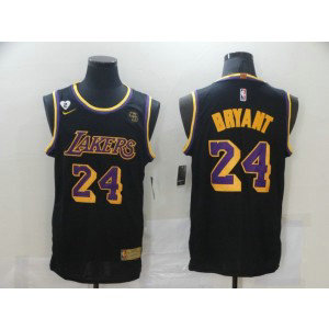 NBA Lakes 24 Kobe Bryant GIGI KB patch Men Jersey